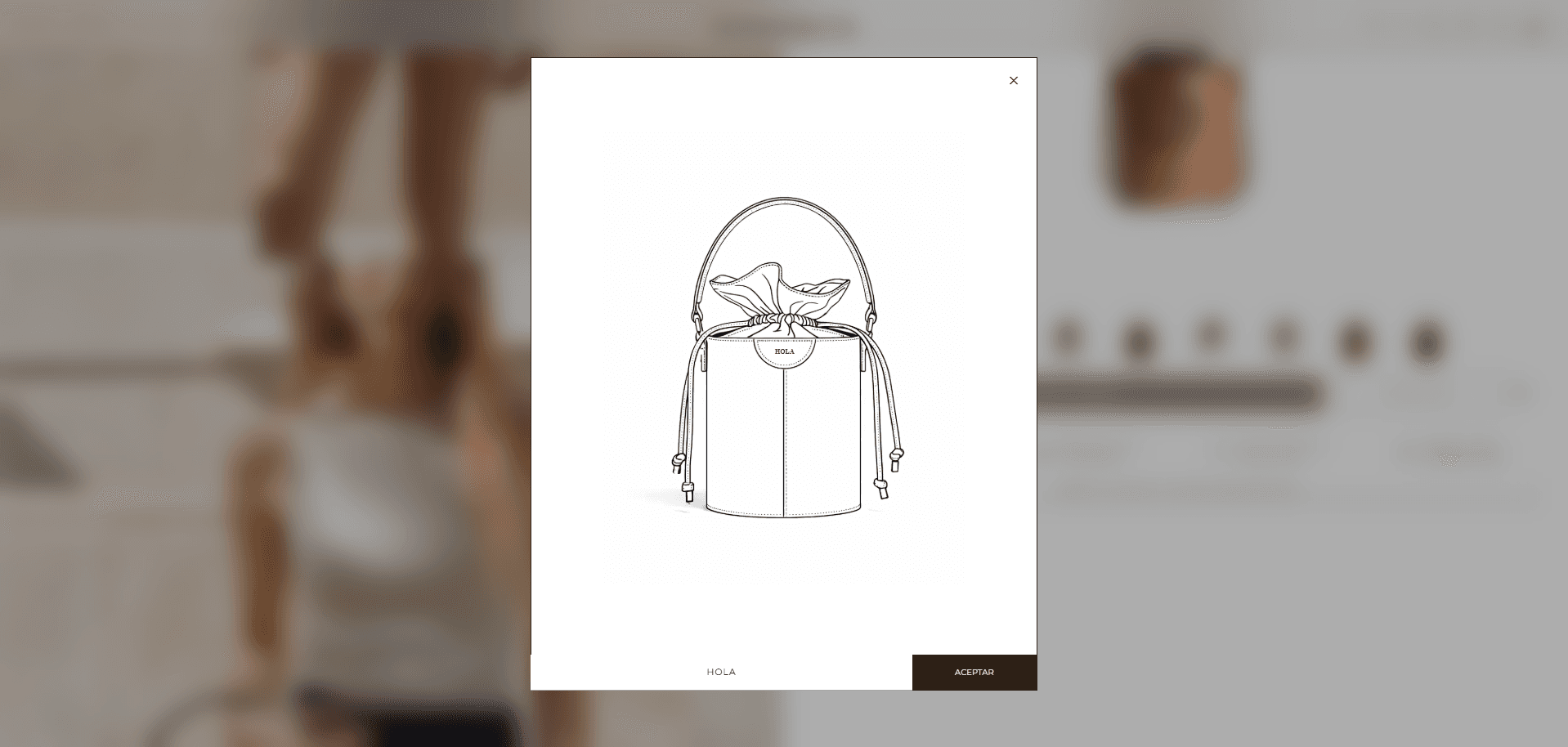 Surarquia - Ventana de personalización de producto